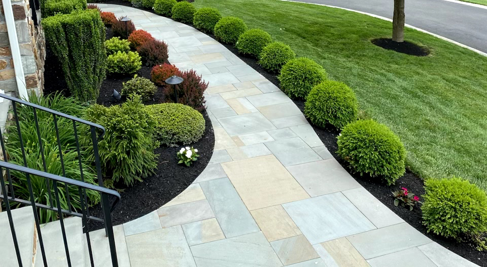 flagstone pa stone walkway masonry service